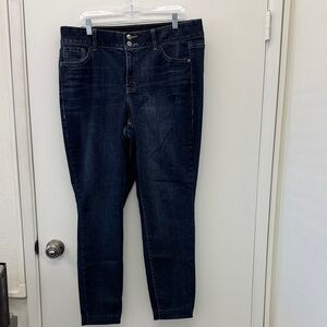 Lane Bryant Dark Indigo Size 16 Skinny Jeans